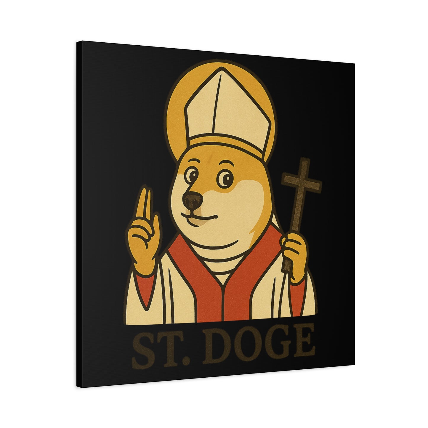 St Doge "Holy" Canvas
