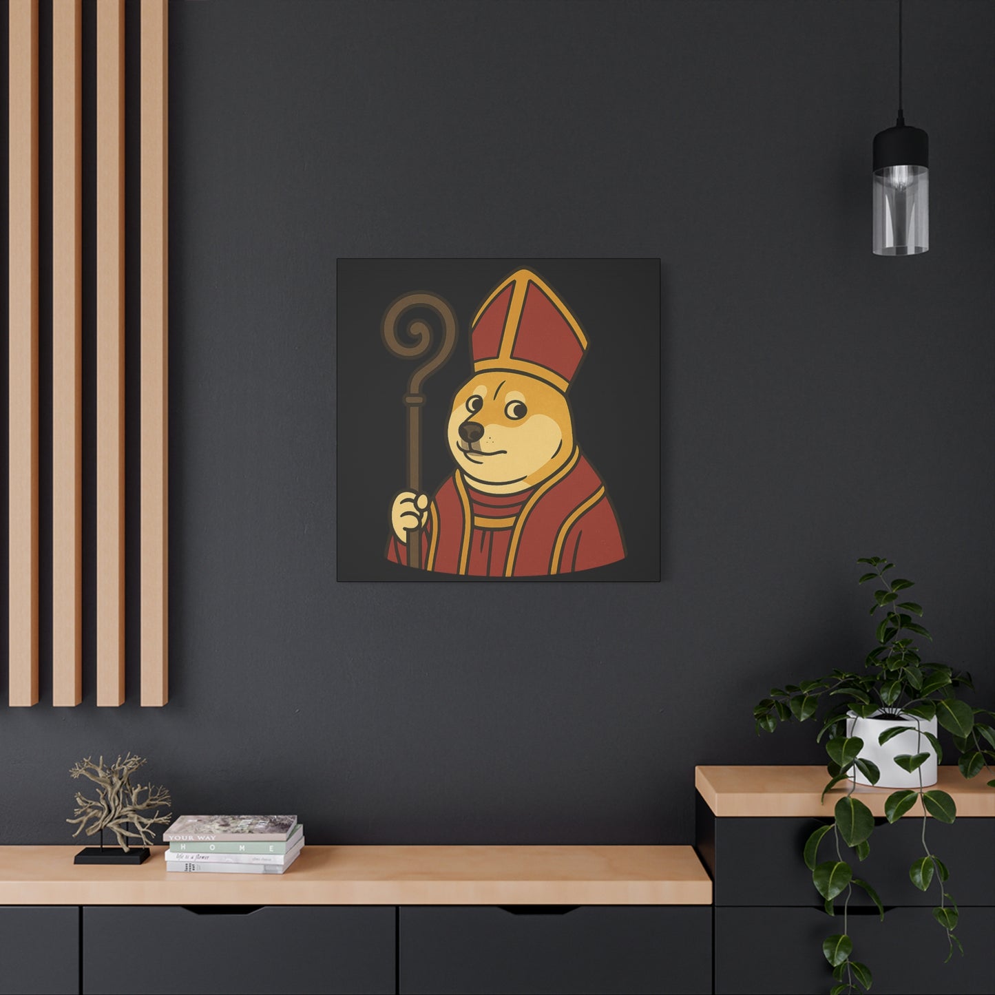St Doge "Cardinal" Canvas