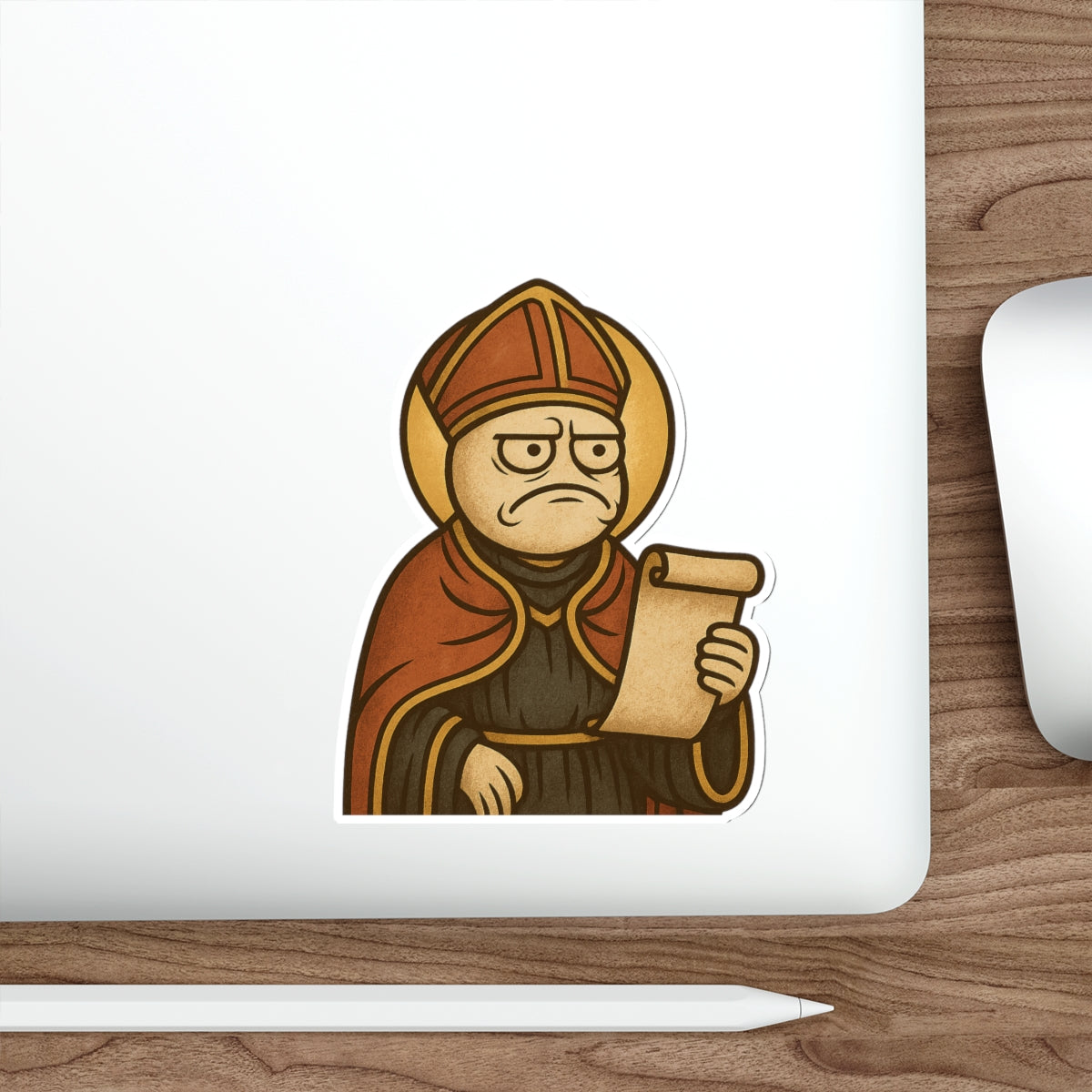 St Rage "Pause" Die-Cut Stickers