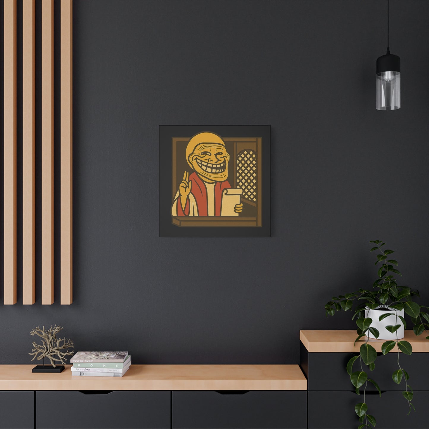St Troll "Confessions" Canvas Art