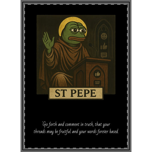 St Pepe "Preach" Woven Wall Tapestry