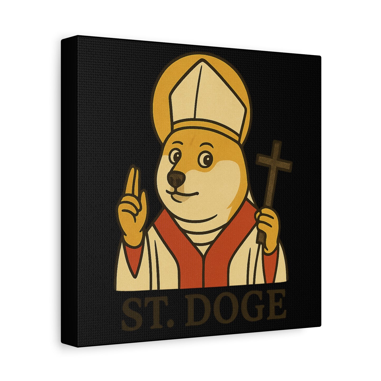 St Doge "Holy" Canvas