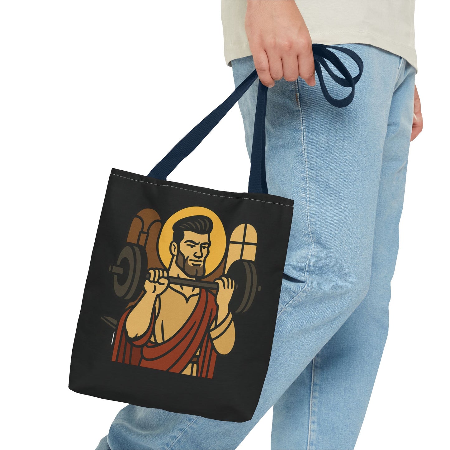 St Gigachad "The Strong" Tote Bag