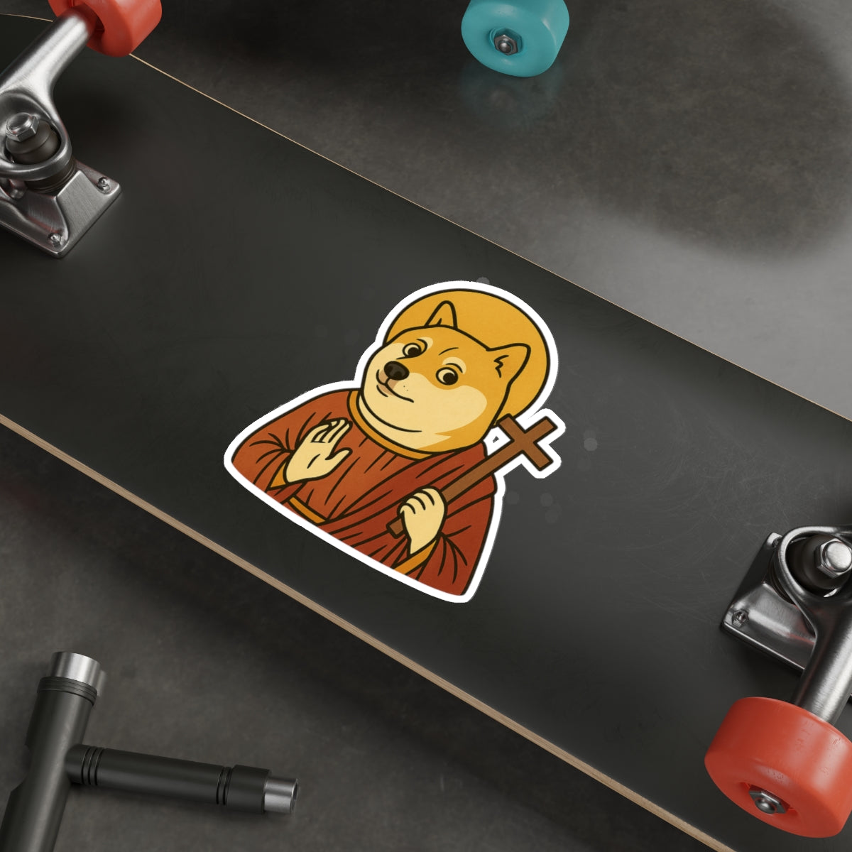 St Doge "Saint" Die-Cut Stickers