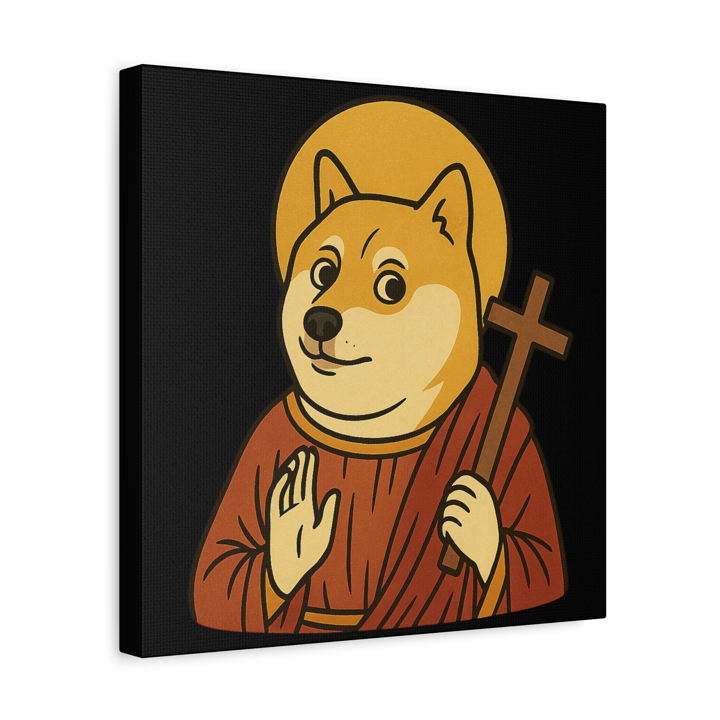St Doge "Saint" Canvas