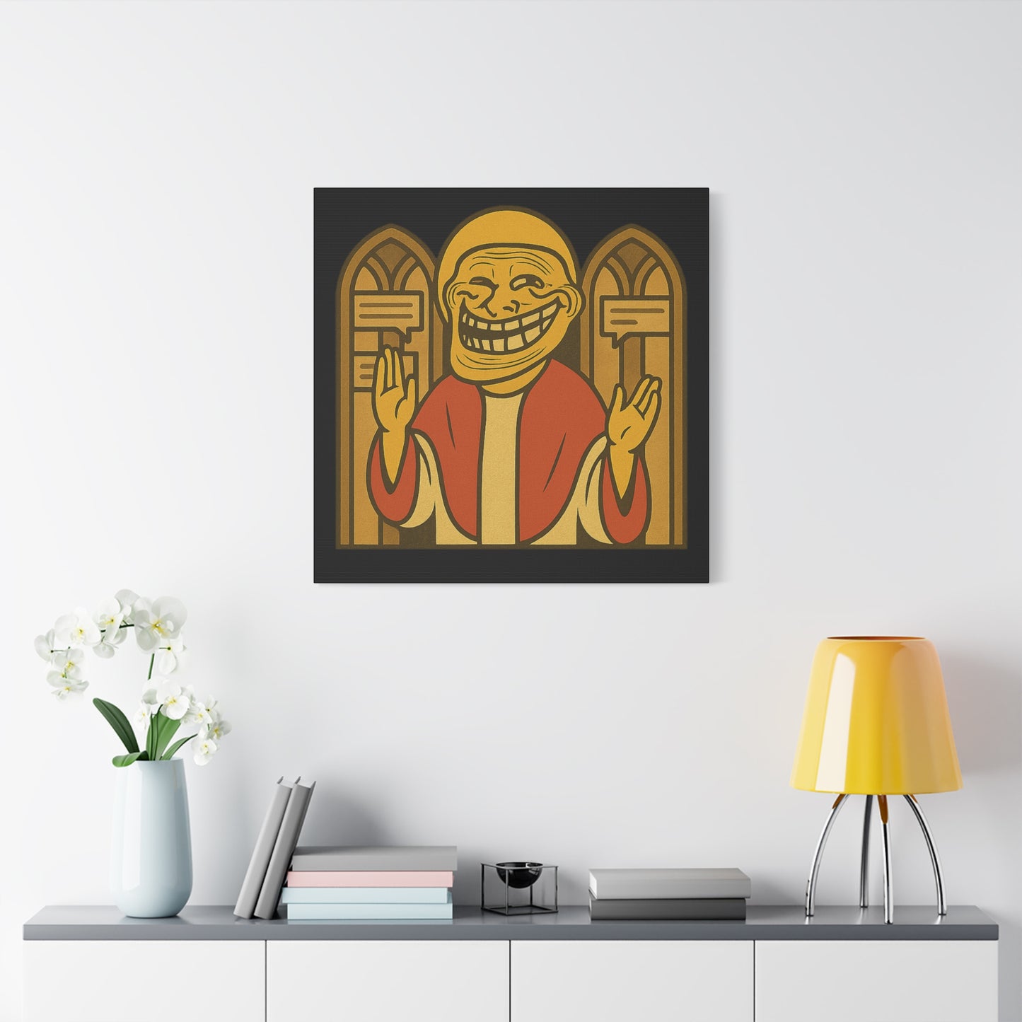 St Troll "Holy Comments" Canvas
