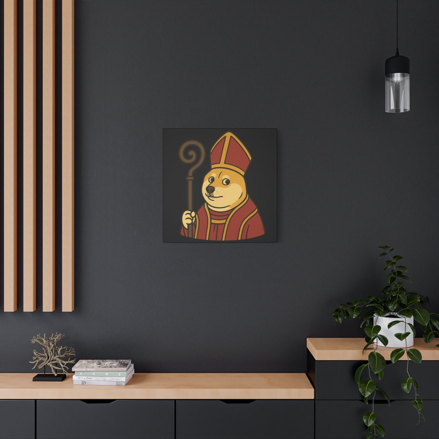 St Doge "Cardinal" Canvas