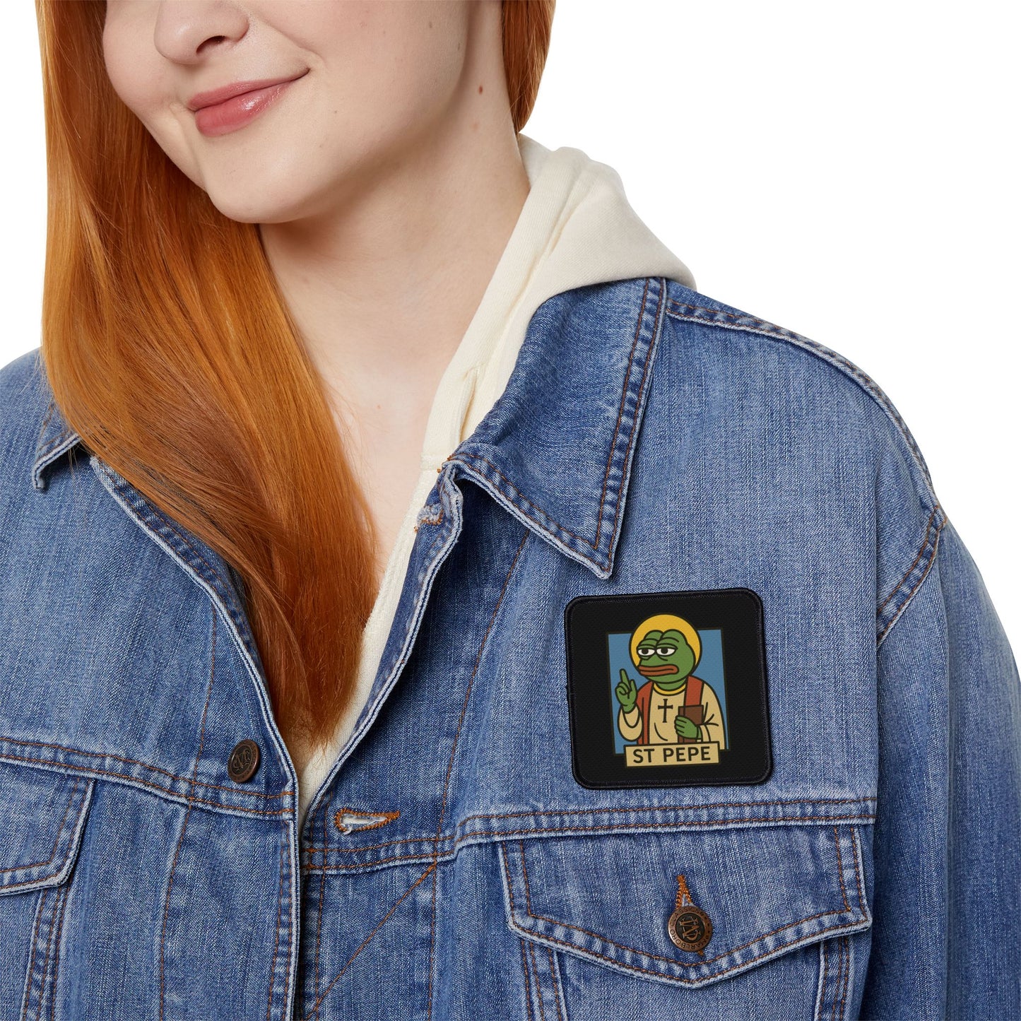 St Pepe "Blessed" Iron-On Patches