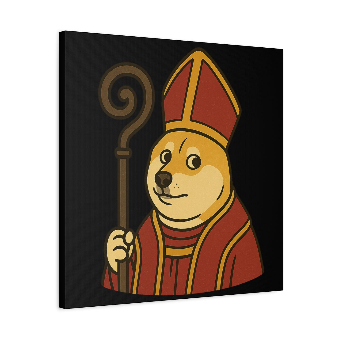 St Doge "Cardinal" Canvas