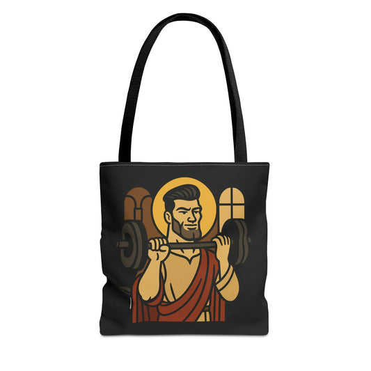 St Gigachad "The Strong" Tote Bag