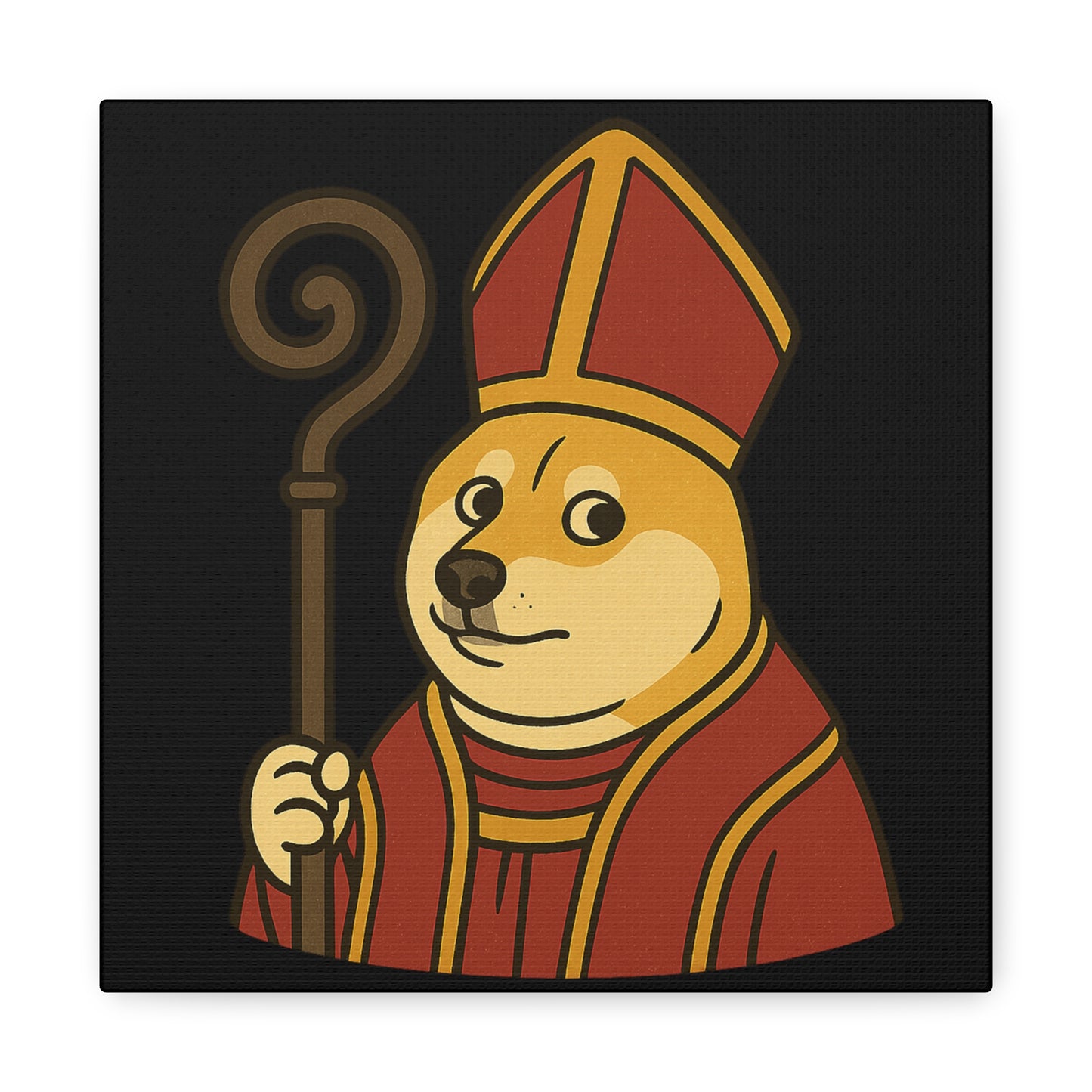 St Doge "Cardinal" Canvas
