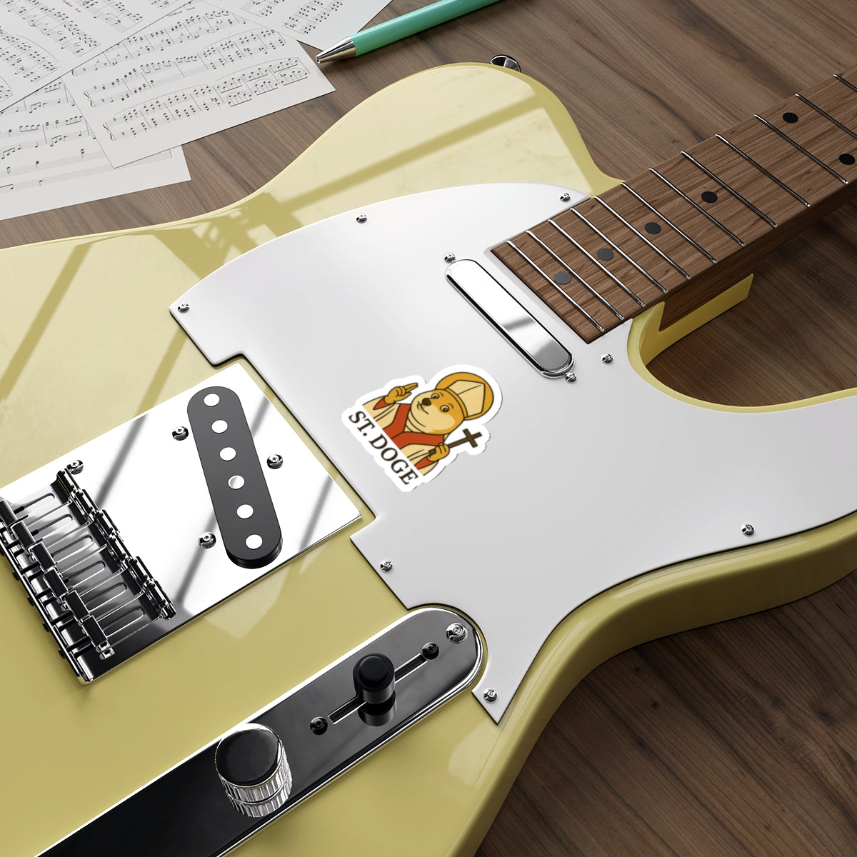 St Doge "Holy" Sticker