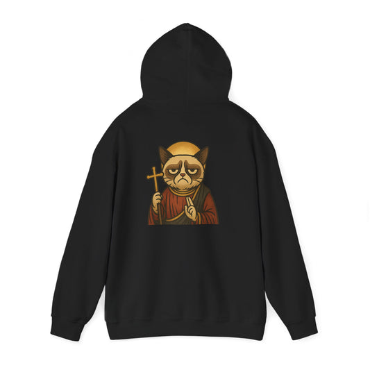 St Grumpy Cat "Repent" Hoodie