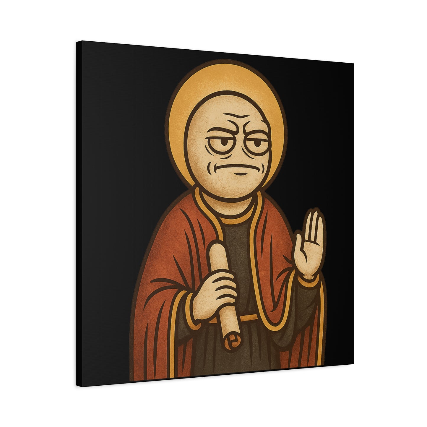 St Rage "Hold" Canvas, Stretched