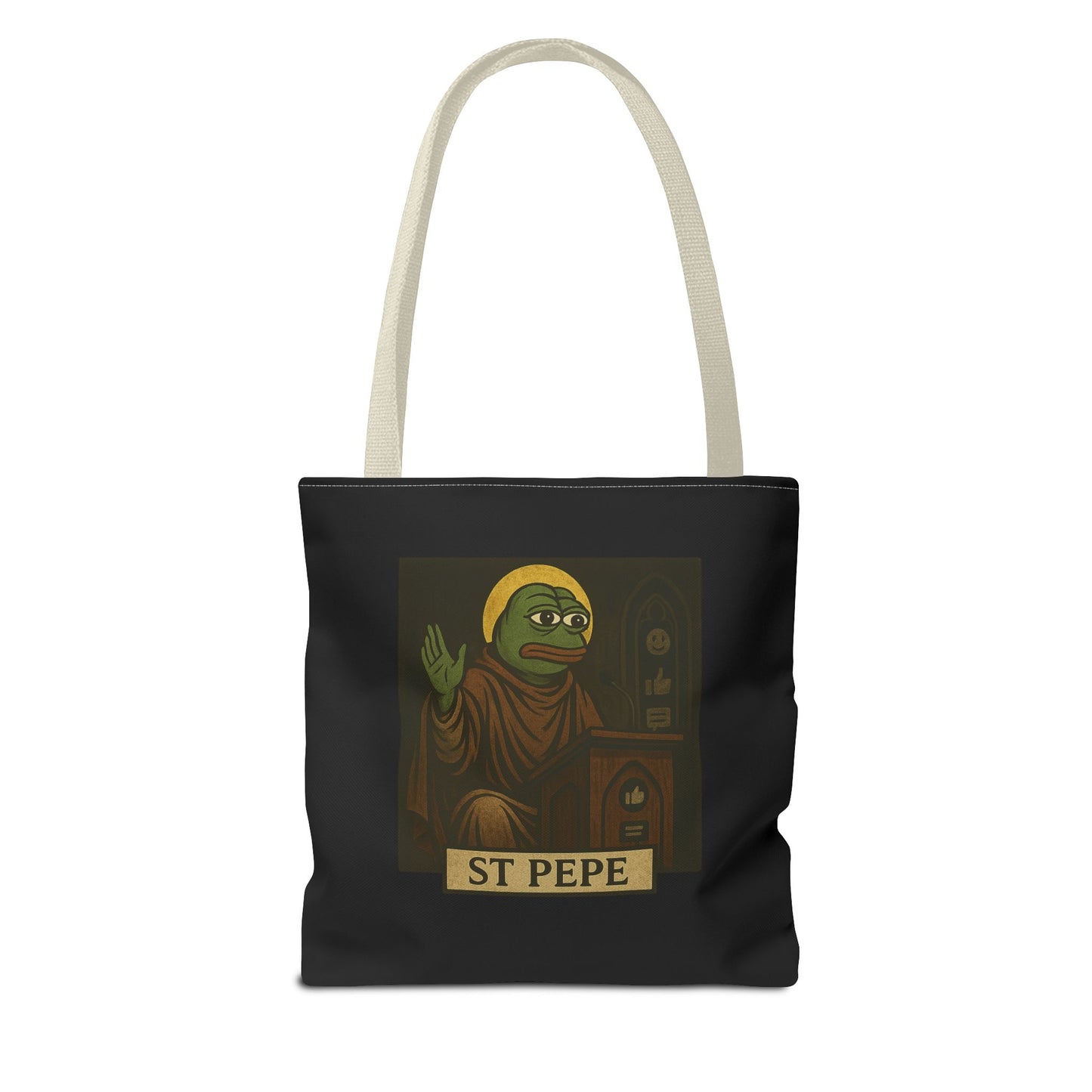Saint Pepe "Preach" Tote Bag