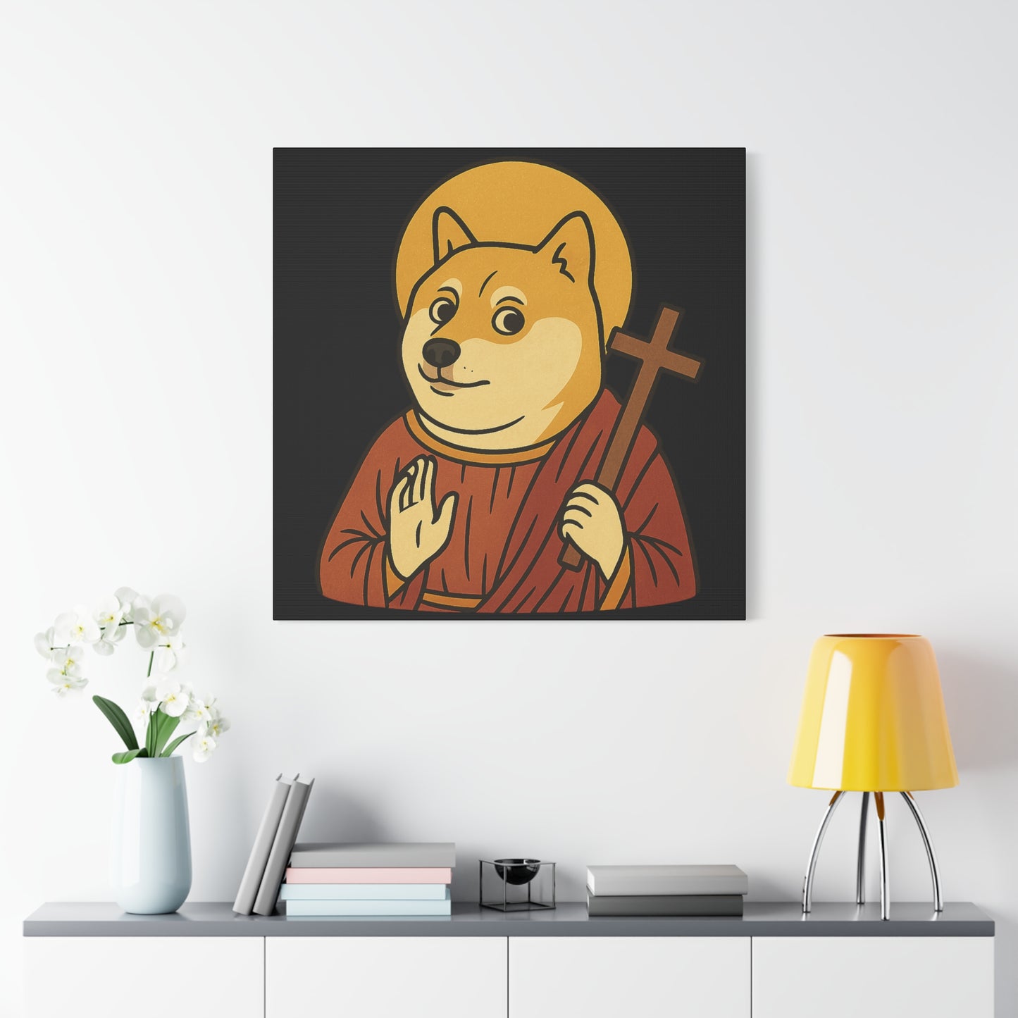 St Doge "Saint" Canvas