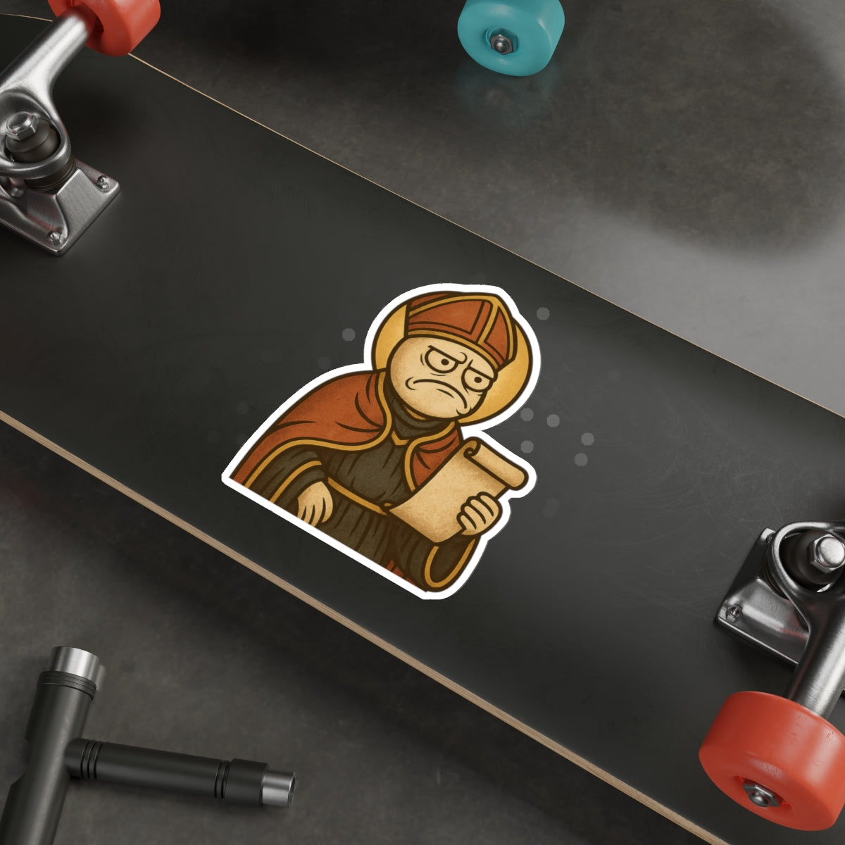 St Rage "Pause" Die-Cut Stickers