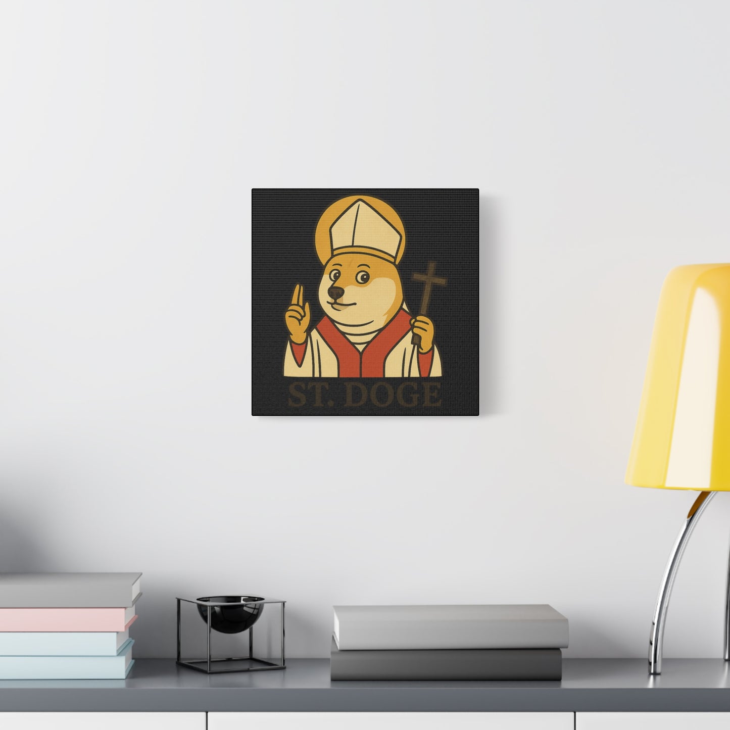 St Doge "Holy" Canvas