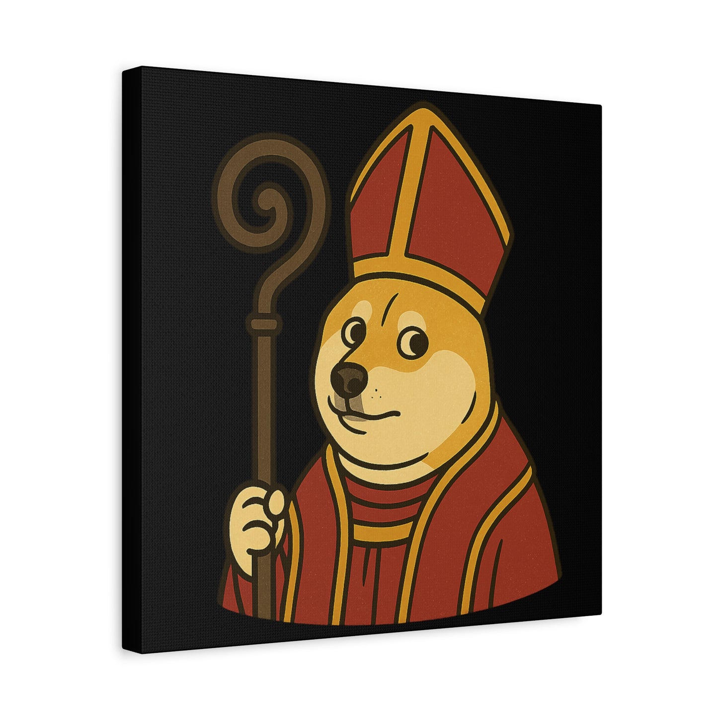 St Doge "Cardinal" Canvas