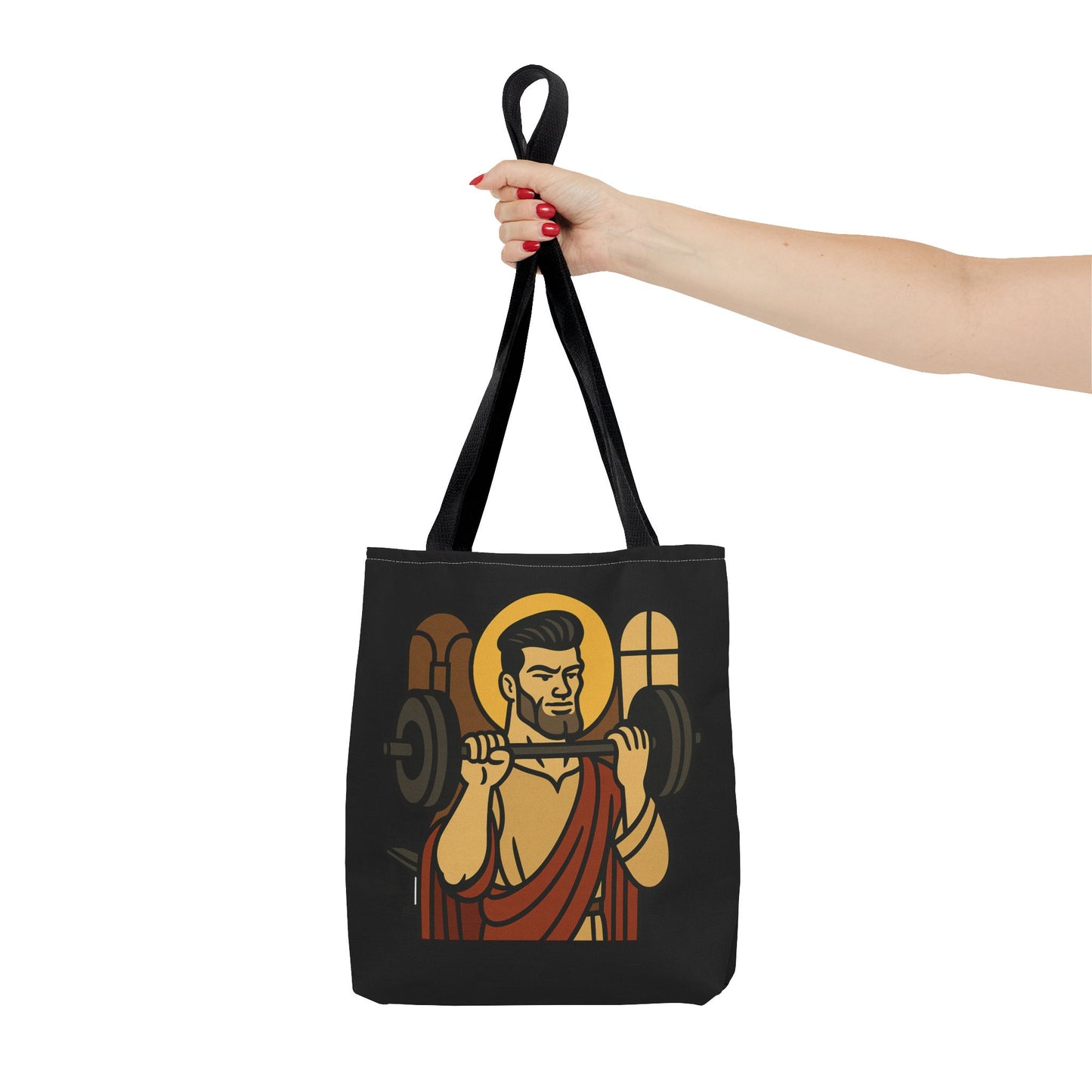 St Gigachad "The Strong" Tote Bag