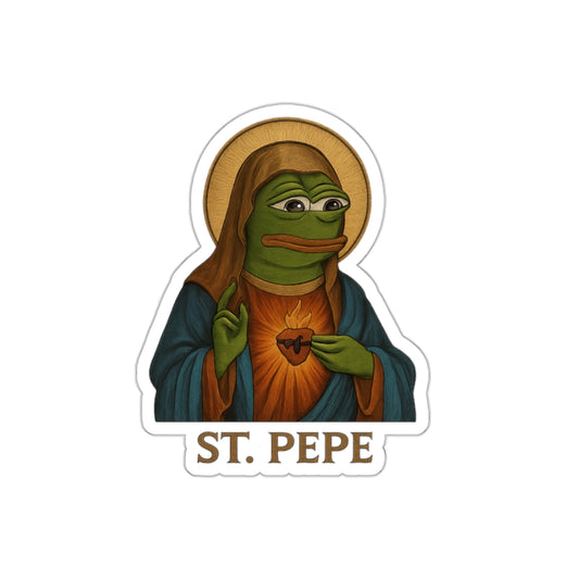 St Pepe "Our Savior" Sticker