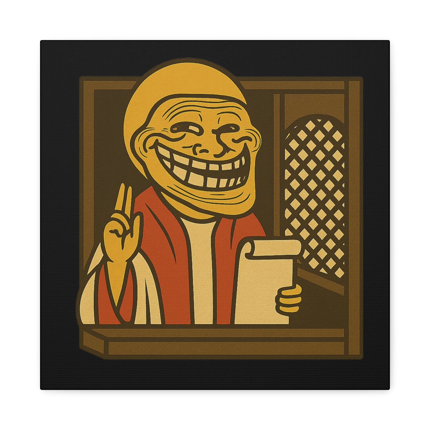 St Troll "Confessions" Canvas Art