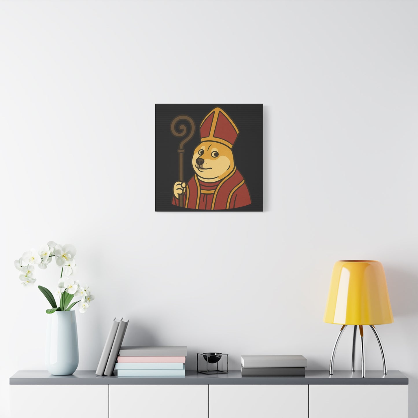 St Doge "Cardinal" Canvas