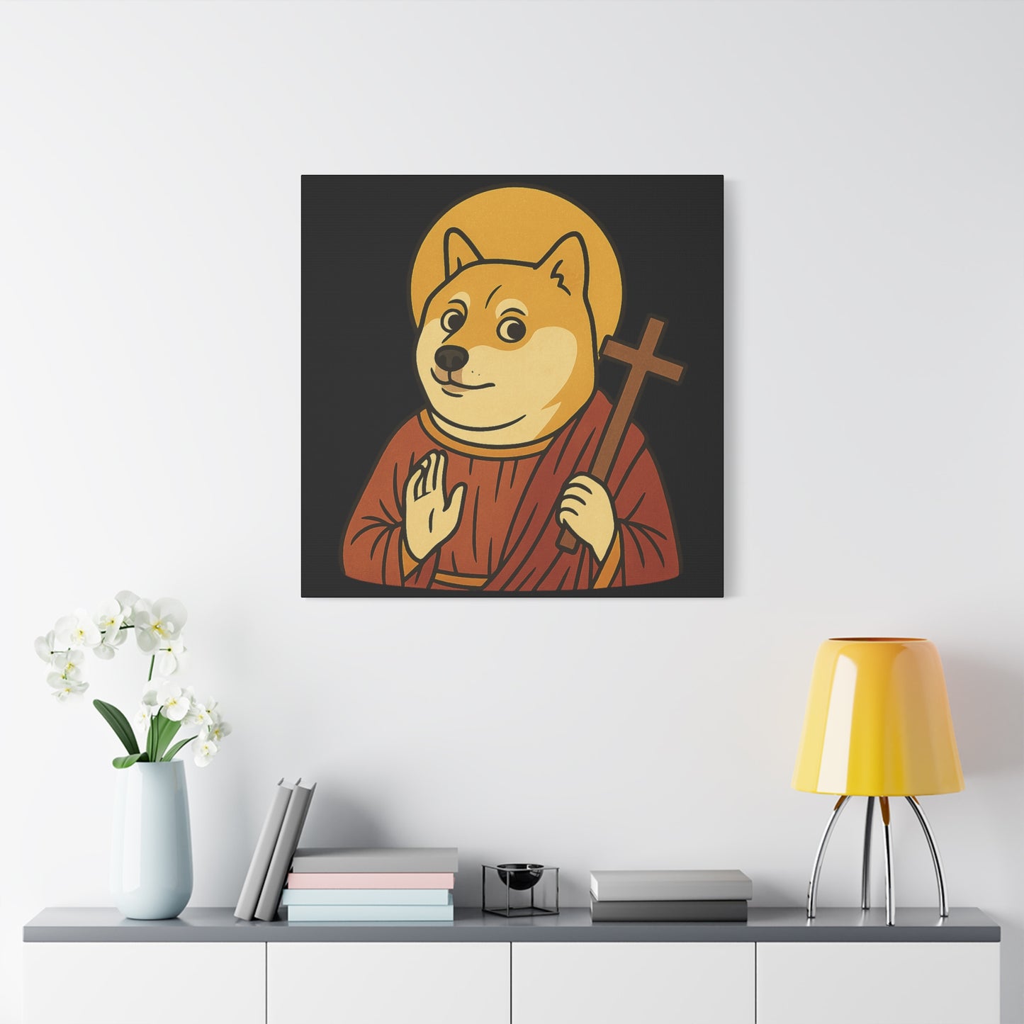 St Doge "Saint" Canvas