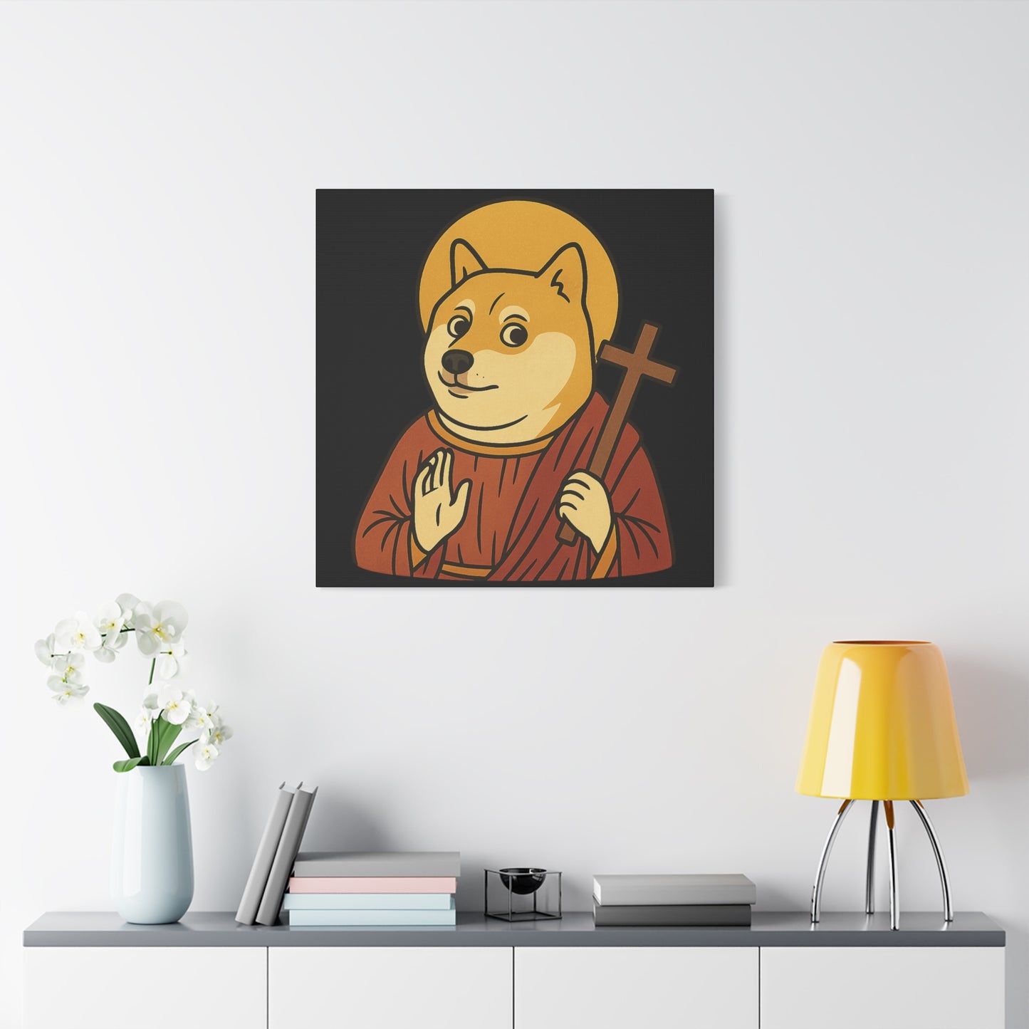 St Doge "Saint" Canvas