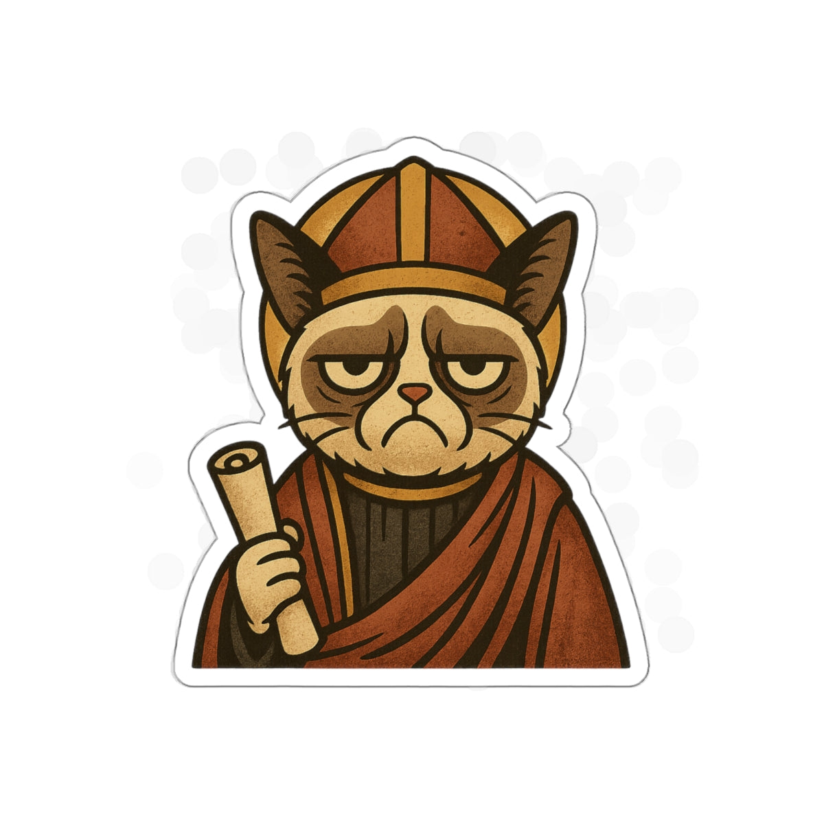 St Grumpy Cat "Holy Receipts" Die-Cut Stickers