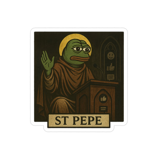 St Pepe "Preach" Stickers