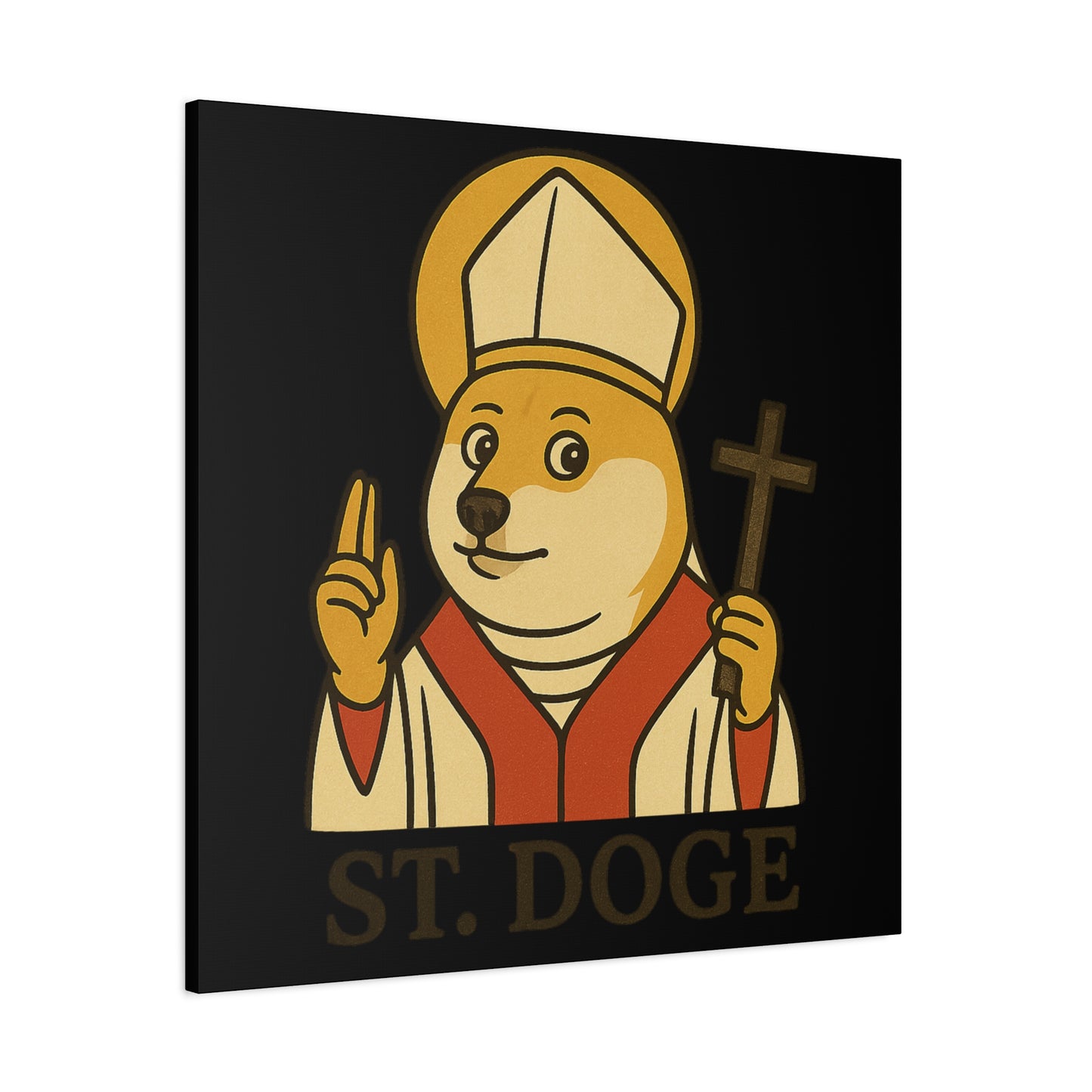 St Doge "Holy" Canvas