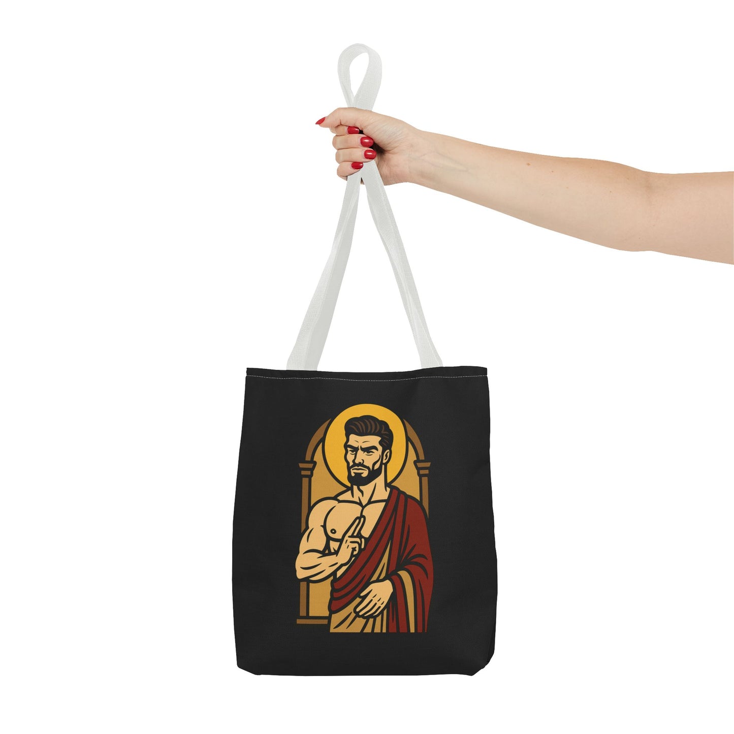 St Gigachad "Peace" Tote Bag