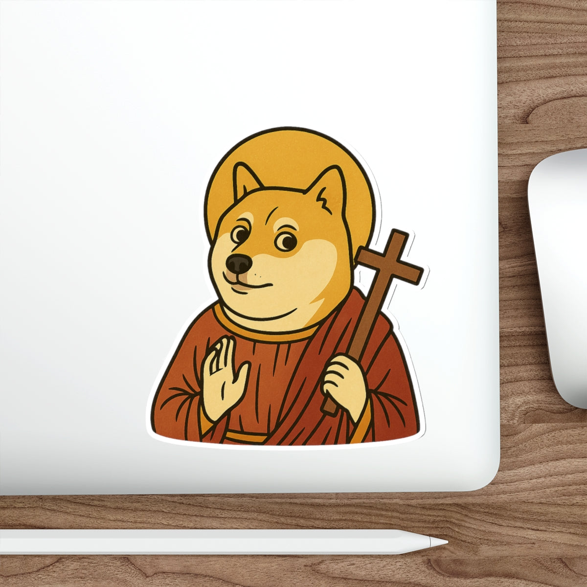 St Doge "Saint" Die-Cut Stickers