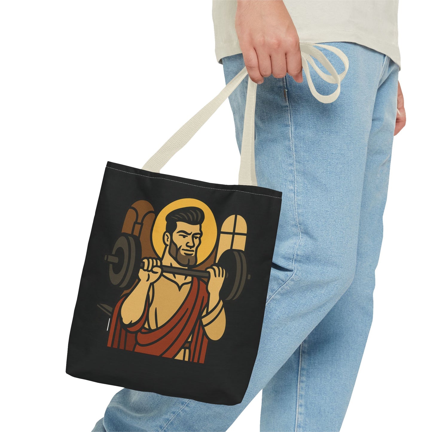 St Gigachad "The Strong" Tote Bag