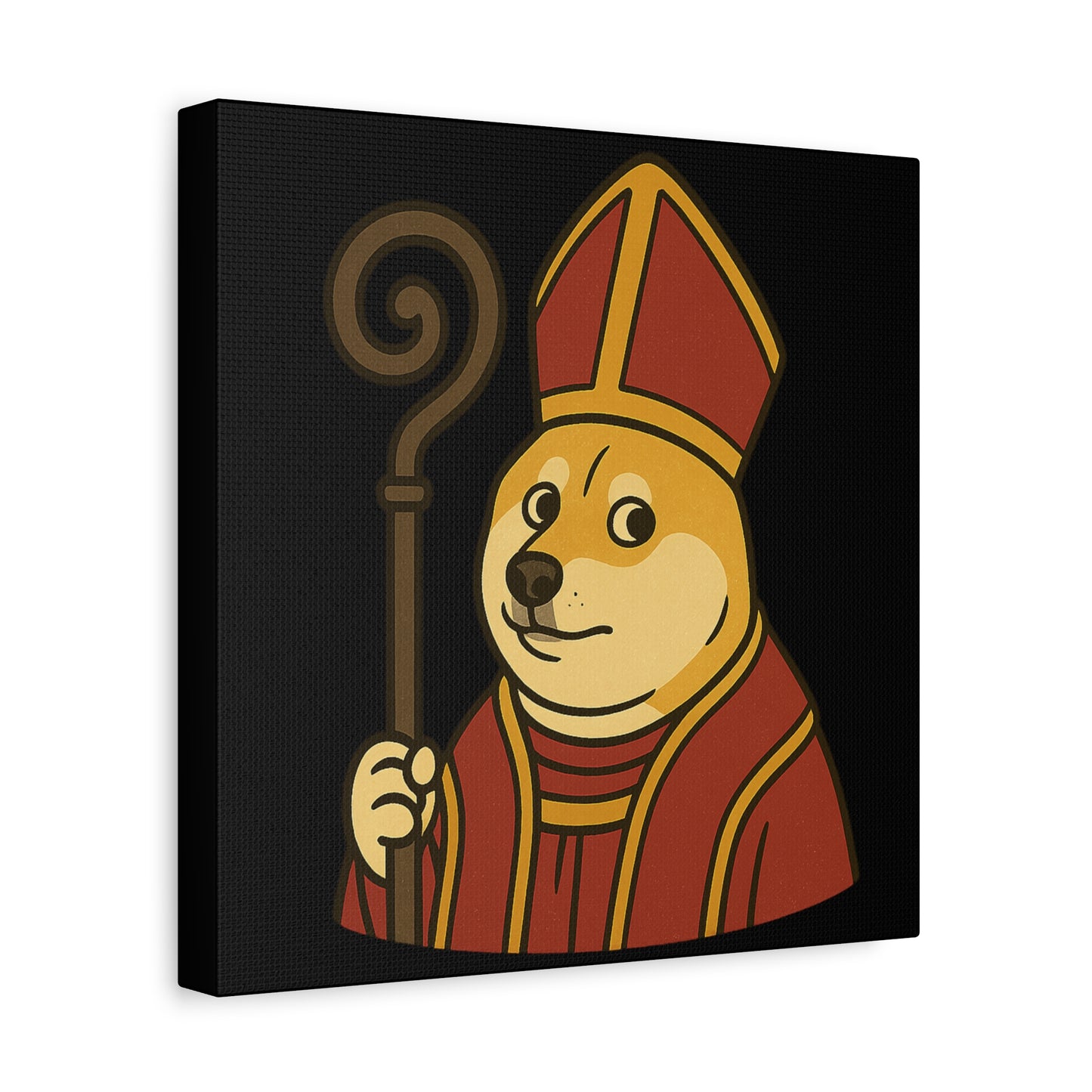 St Doge "Cardinal" Canvas