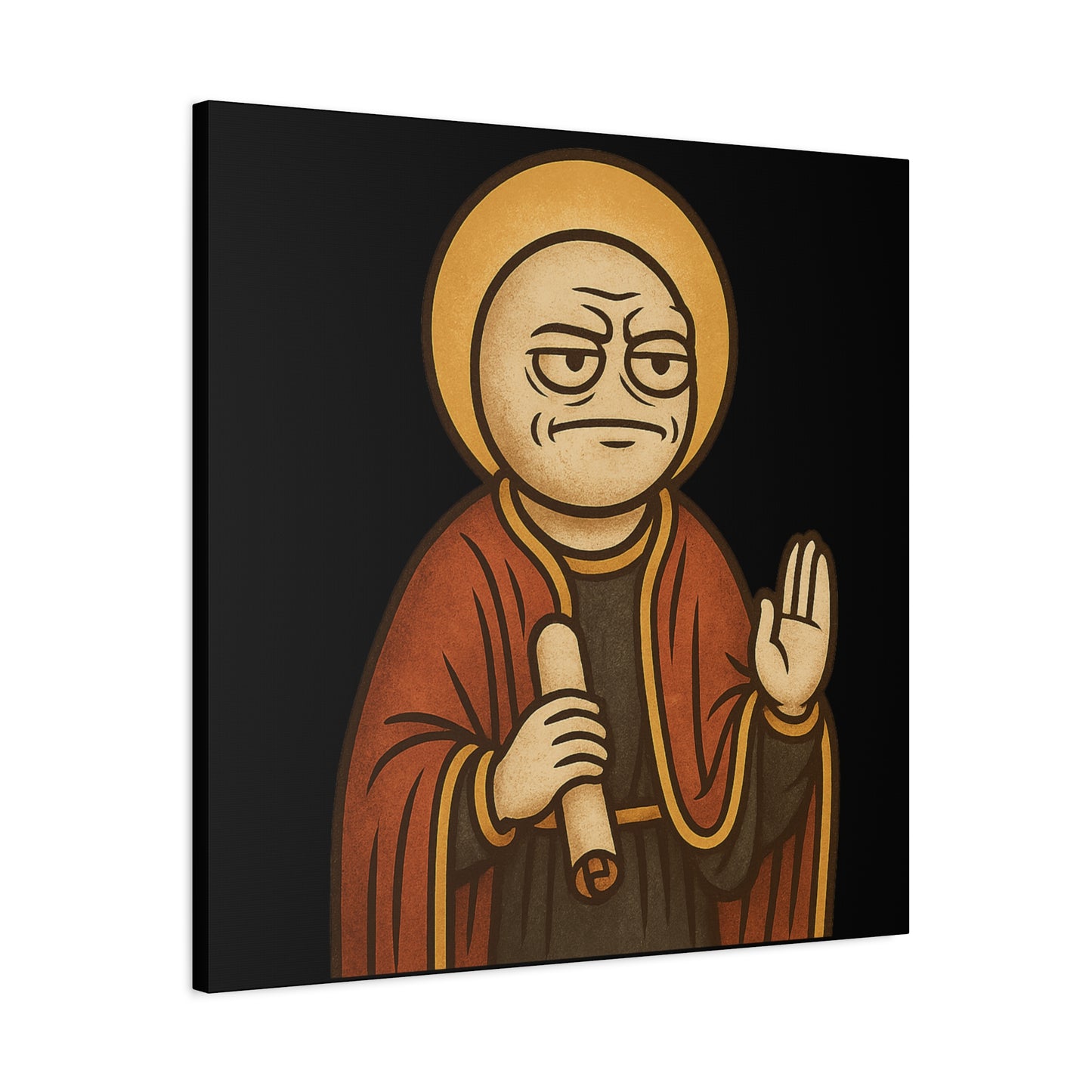 St Rage "Hold" Canvas, Stretched