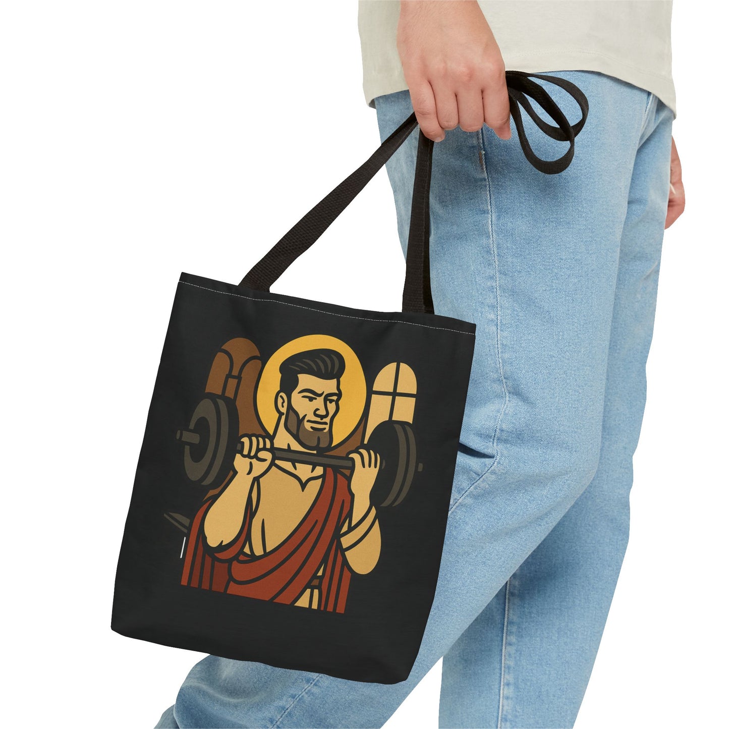 St Gigachad "The Strong" Tote Bag