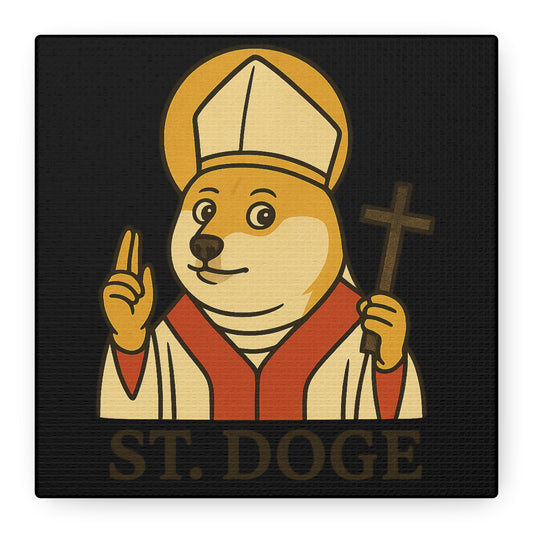 St Doge "Holy" Canvas