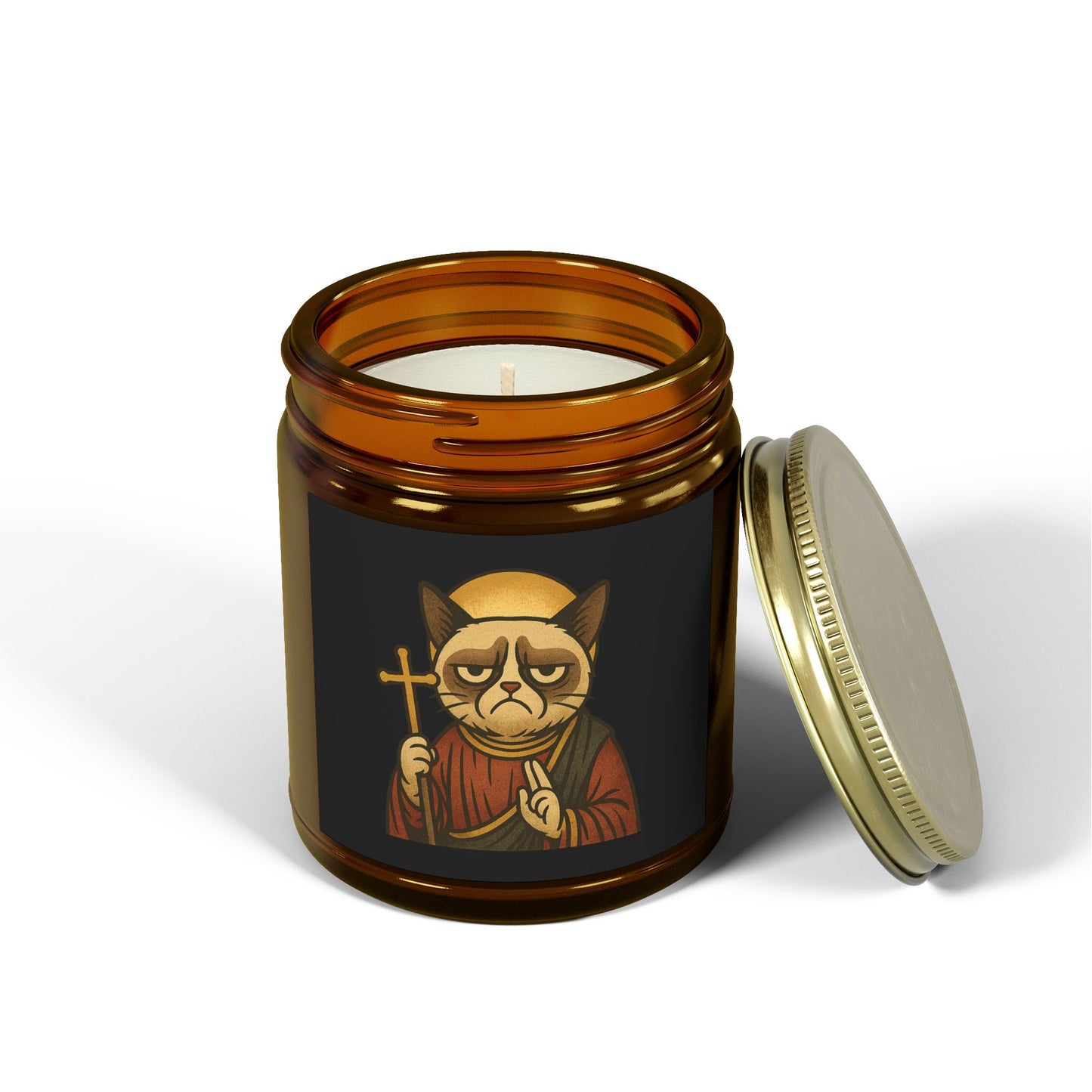 St Grumpy Cat "Repent" Scented Candle