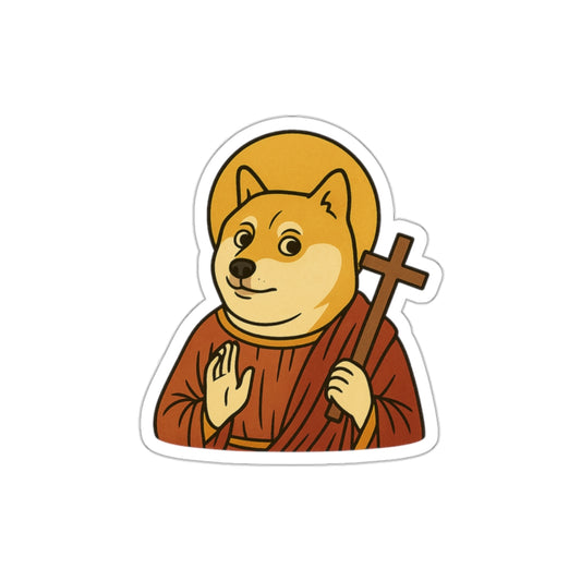 St Doge "Saint" Die-Cut Stickers