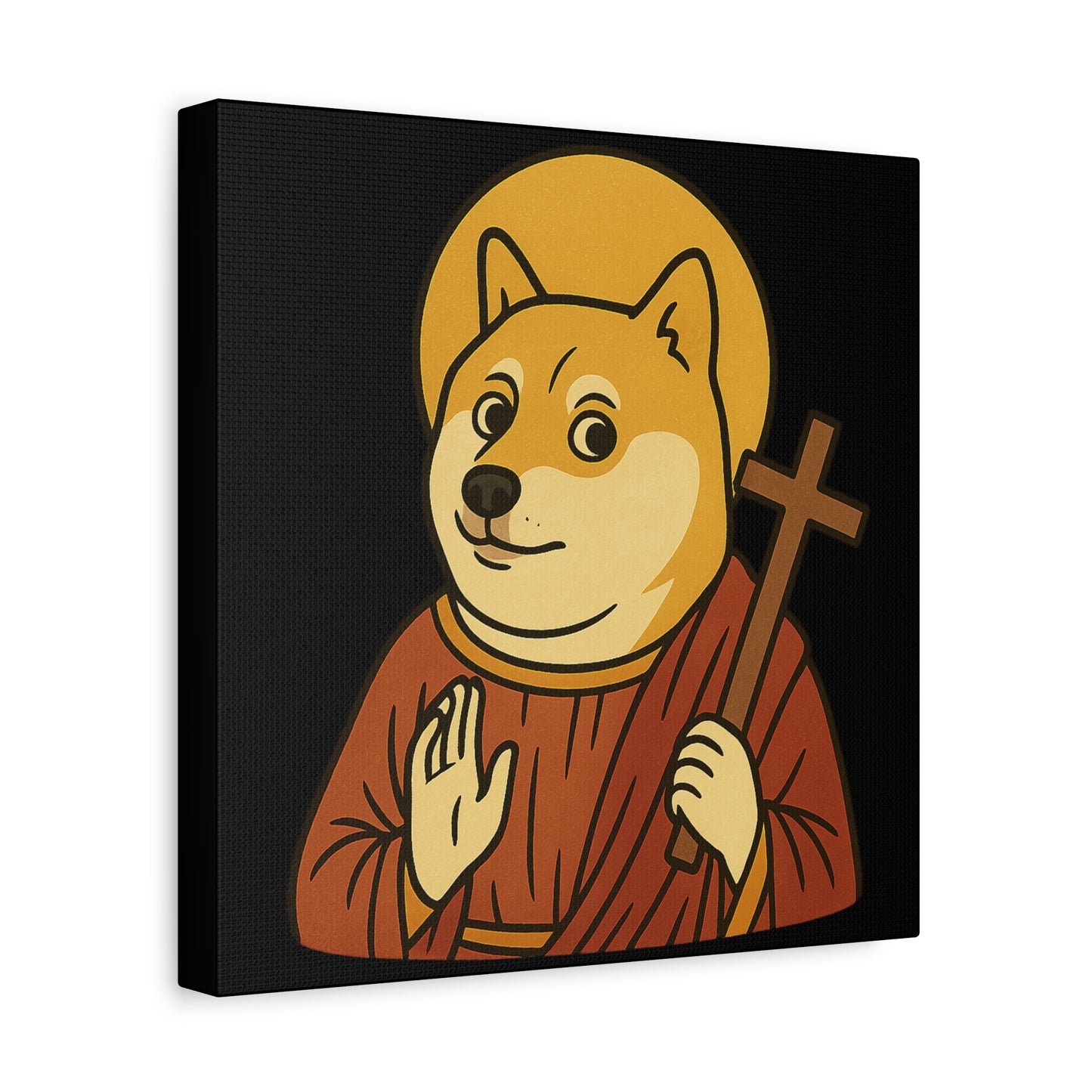 St Doge "Saint" Canvas