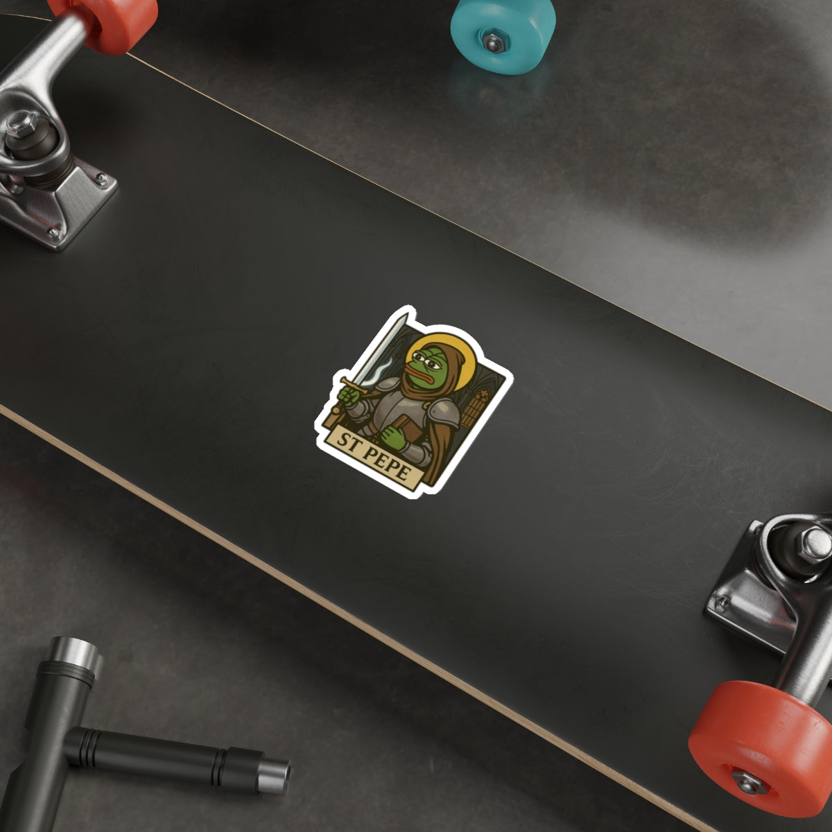 St Pepe "Our King" Stickers