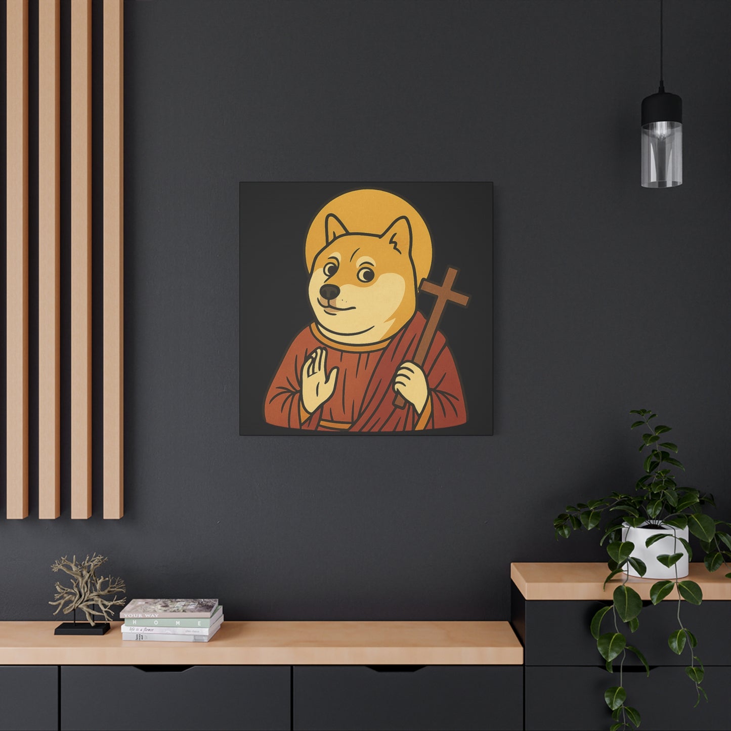 St Doge "Saint" Canvas