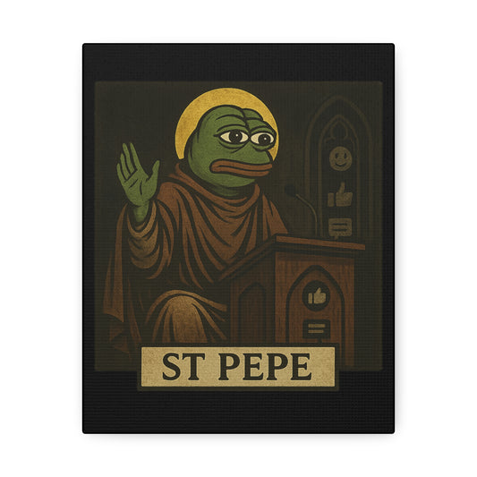 St. Pepe "Preach" Canvas