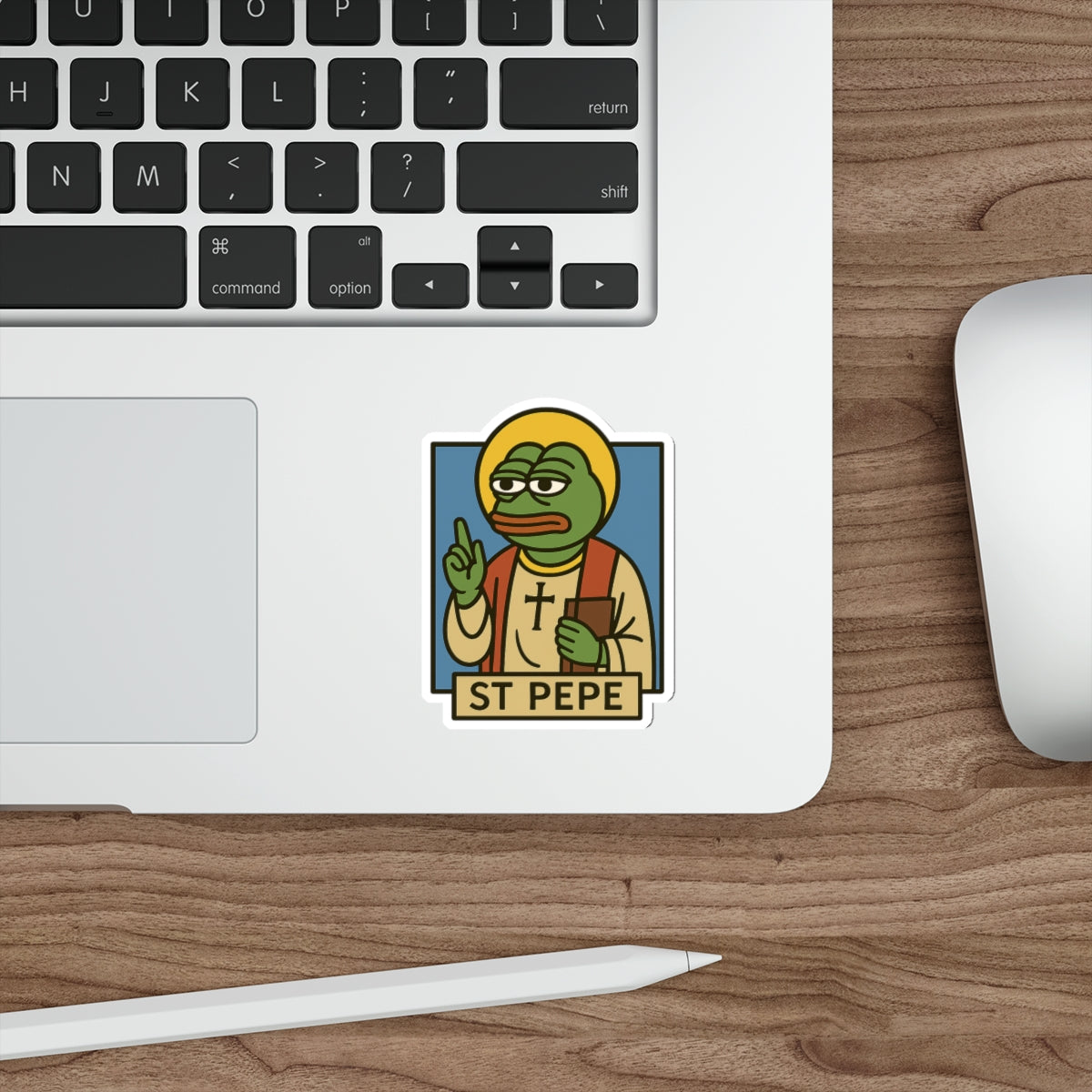 St Pepe "Blessed" Die-Cut Stickers