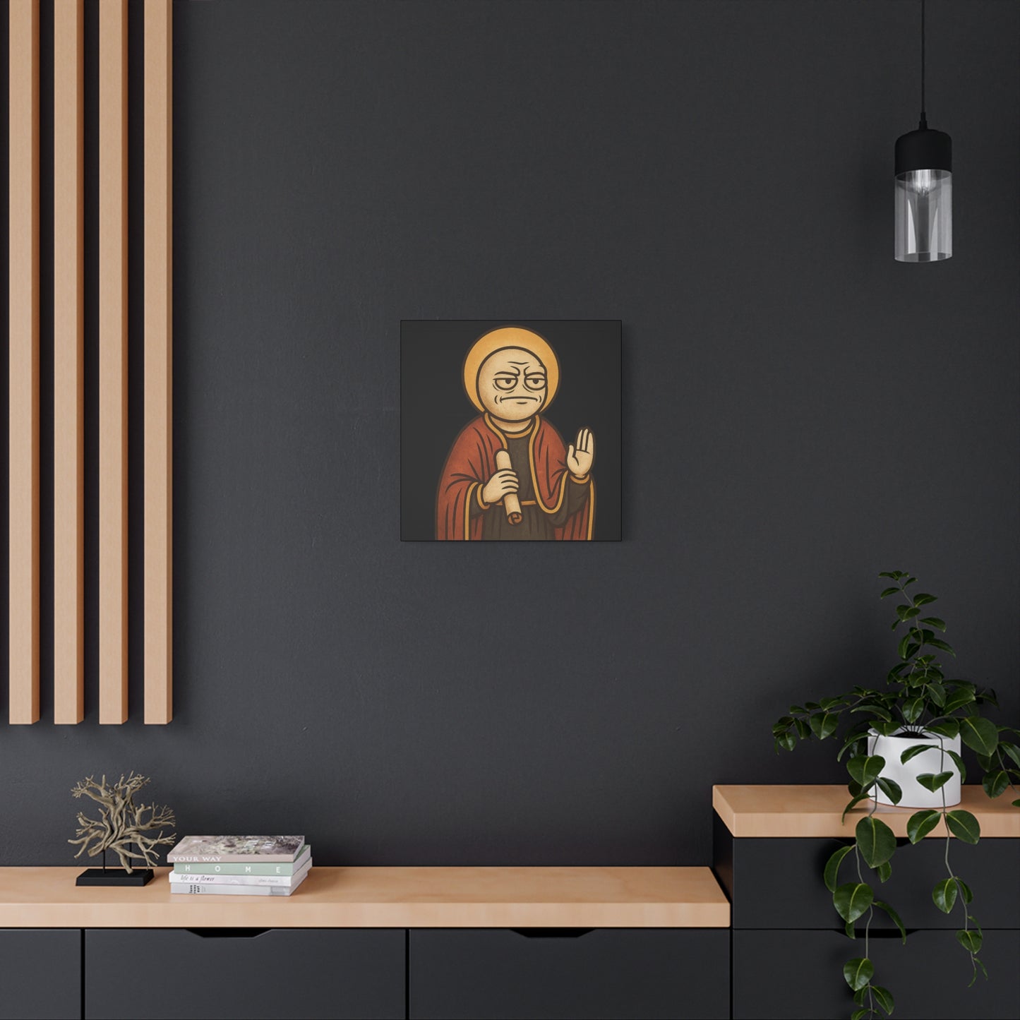 St Rage "Hold" Canvas, Stretched