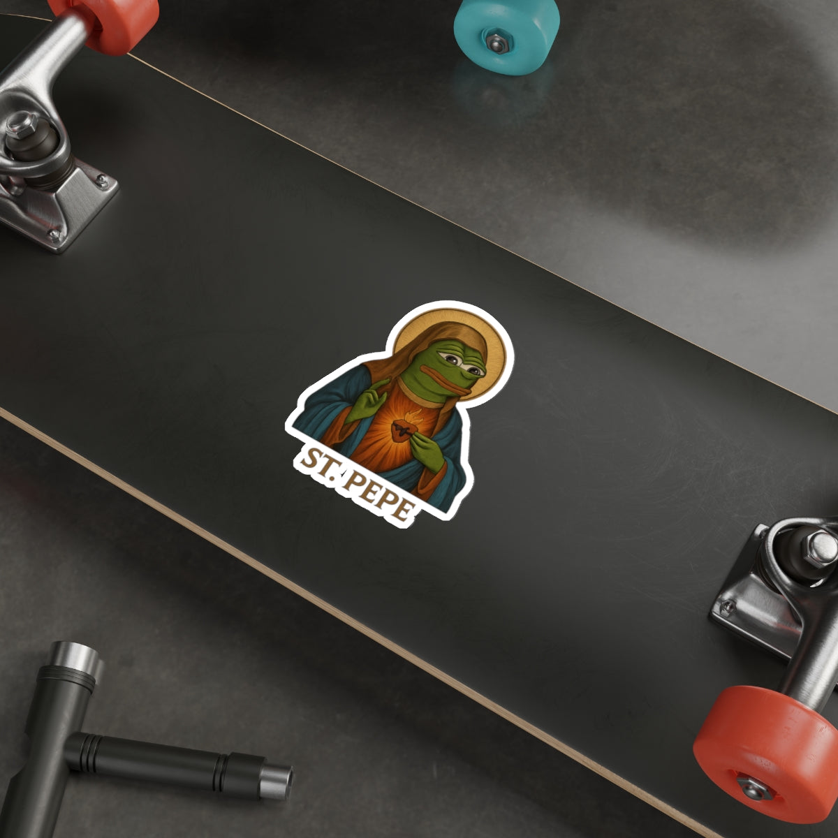 St Pepe "Our Savior" Sticker