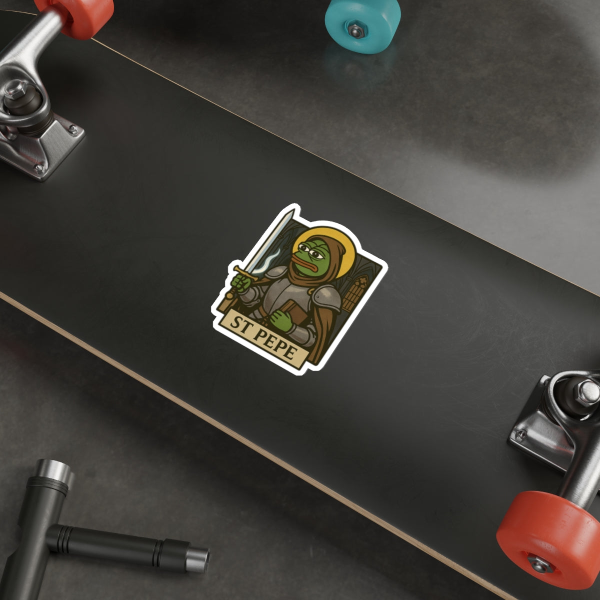 St Pepe "Our King" Stickers