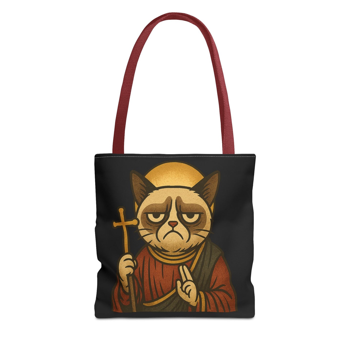 St Grumpy Cat "Repent" Tote Bag
